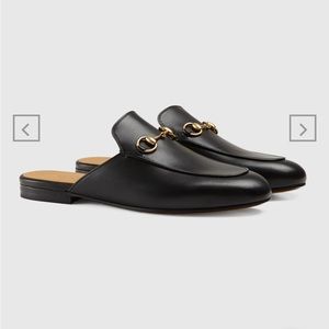 Gucci WOMEN'S PRINCETOWN LEATHER SLIPPER
